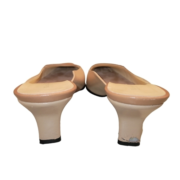 Max De Carlo Slides Leather Tan 8.5B - Picture 3 of 5